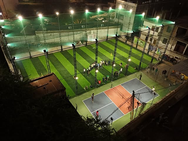 Box cricket construction in up