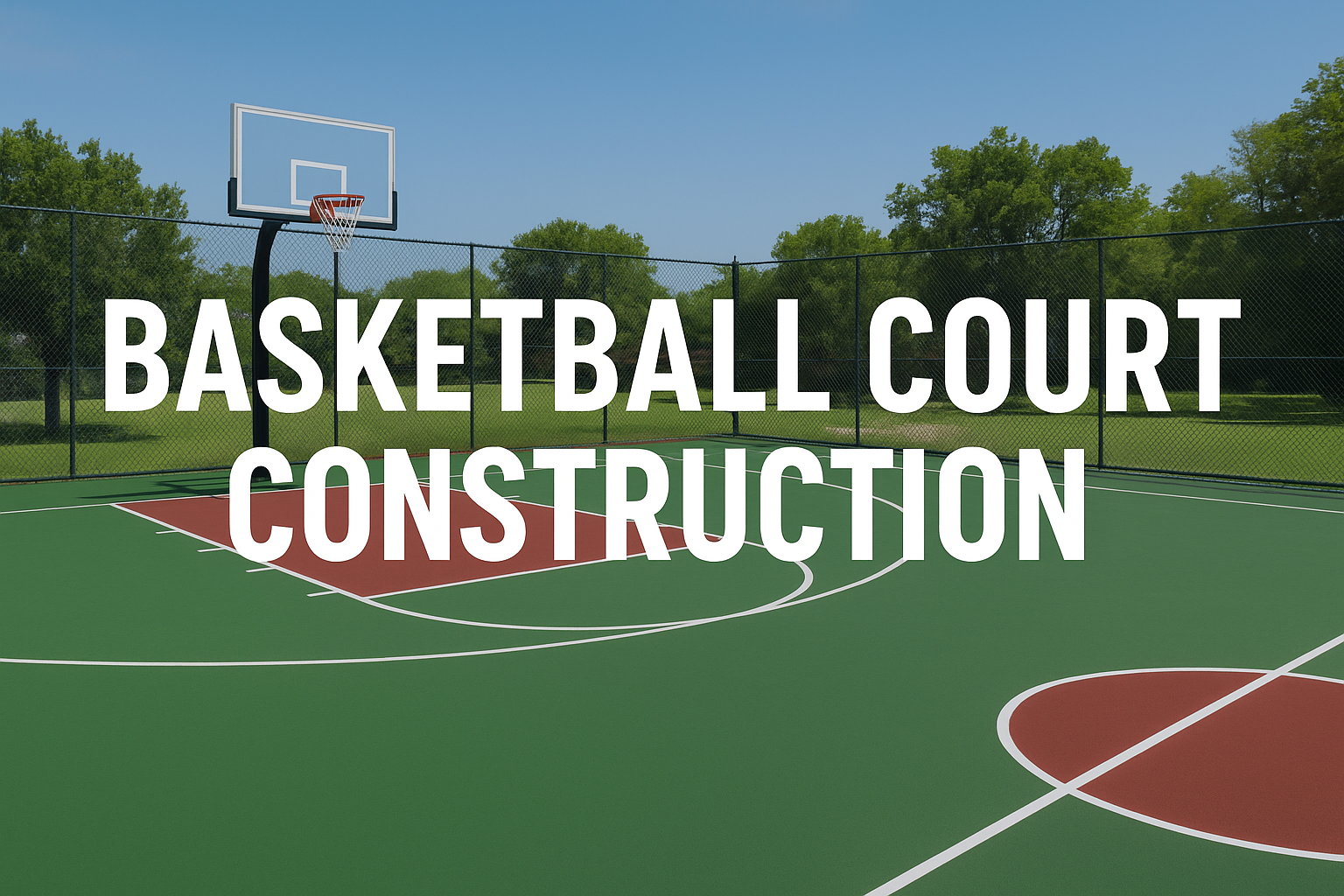 Basketball Court Construction