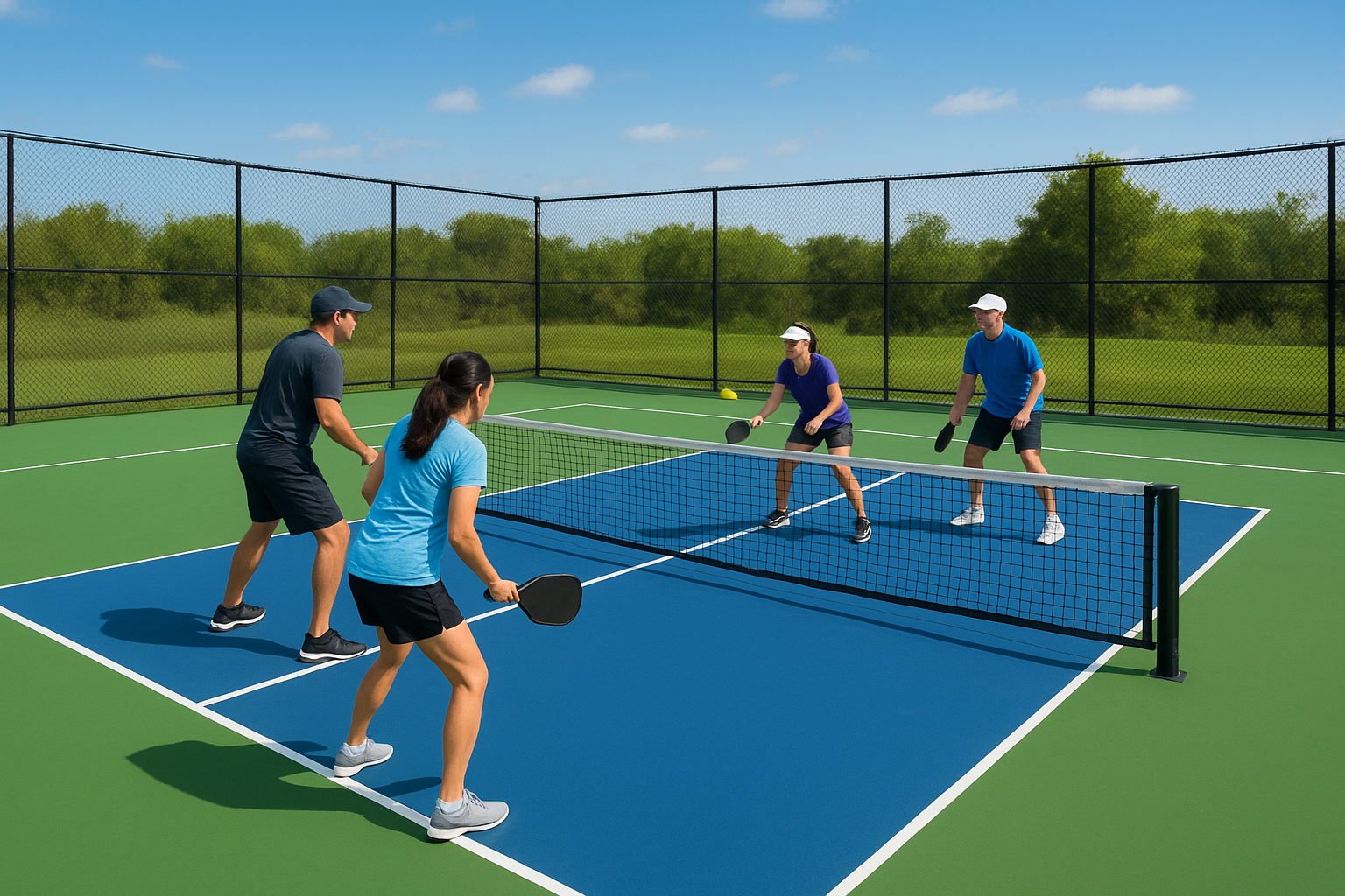 pickleball court construction