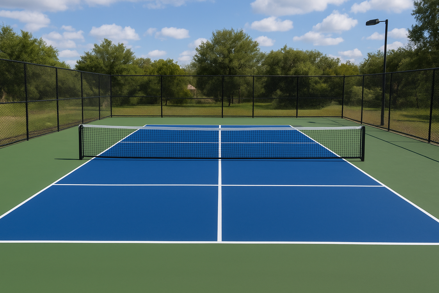 Pickleball court builder
