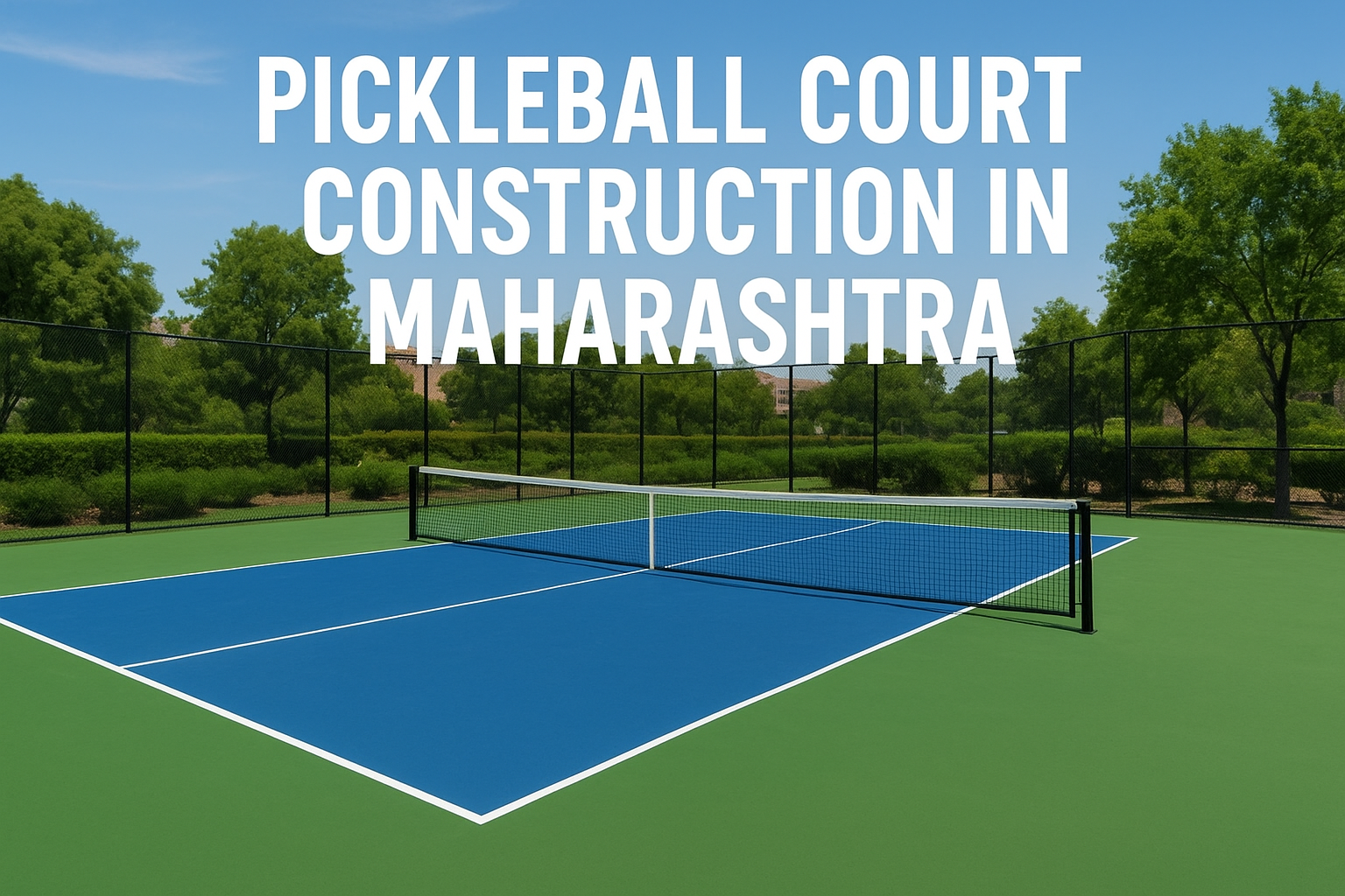 pickleball court construction in Maharashtra