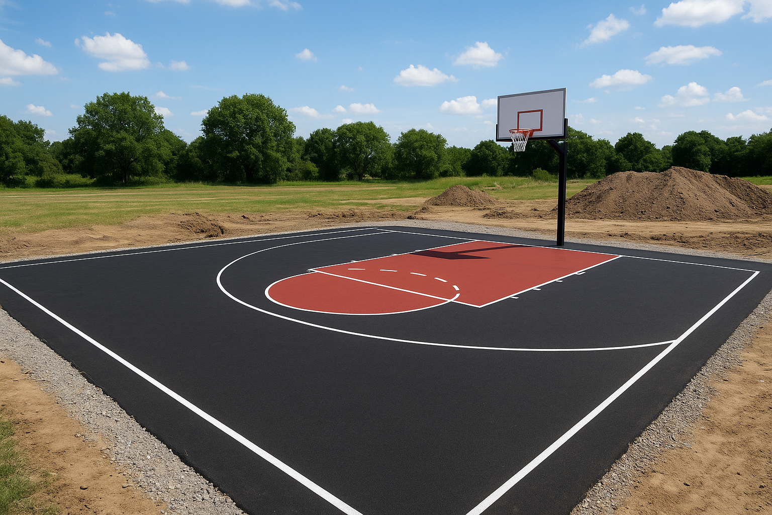 Basketball court construction in punjab