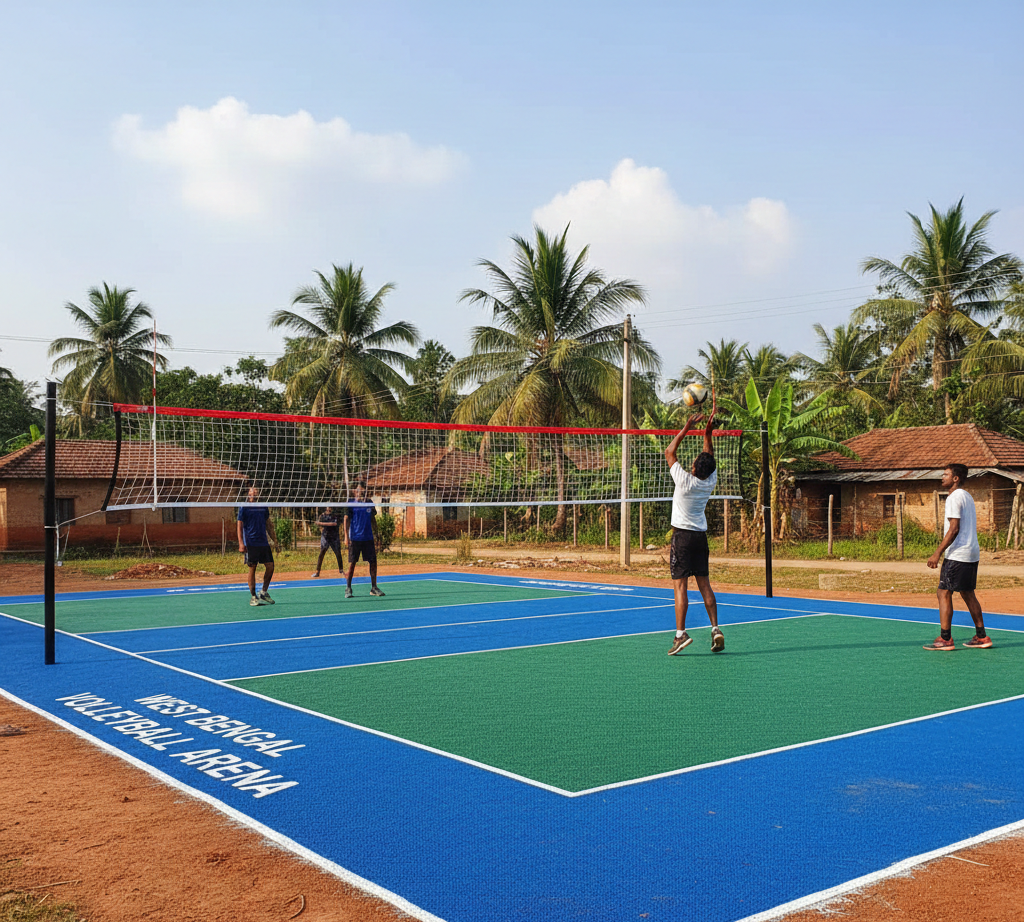 Synthetic Volleyball Court Flooring in West Bengal