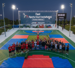 Fast Sports Court Installation 