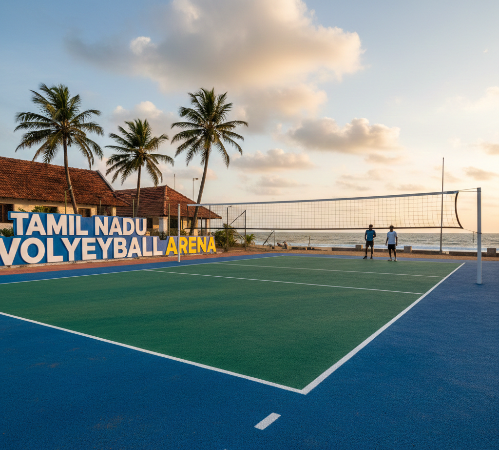 Synthetic Volleyball Court Flooring in Tamil Nadu