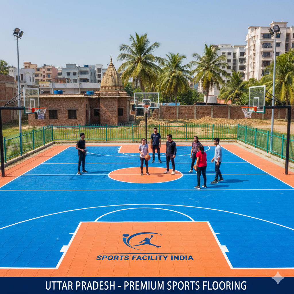 Basketball Court Flooring in Uttar Pradesh