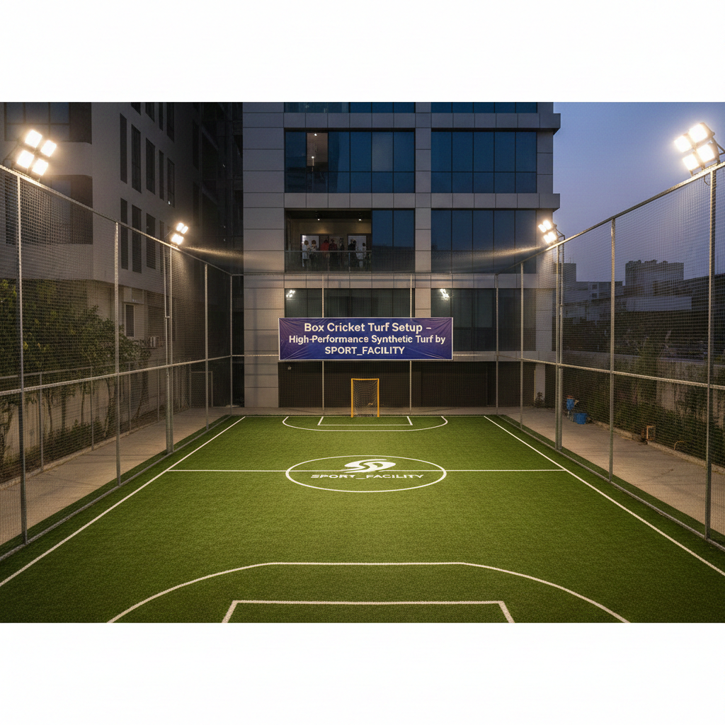 Box Cricket Turf Setup