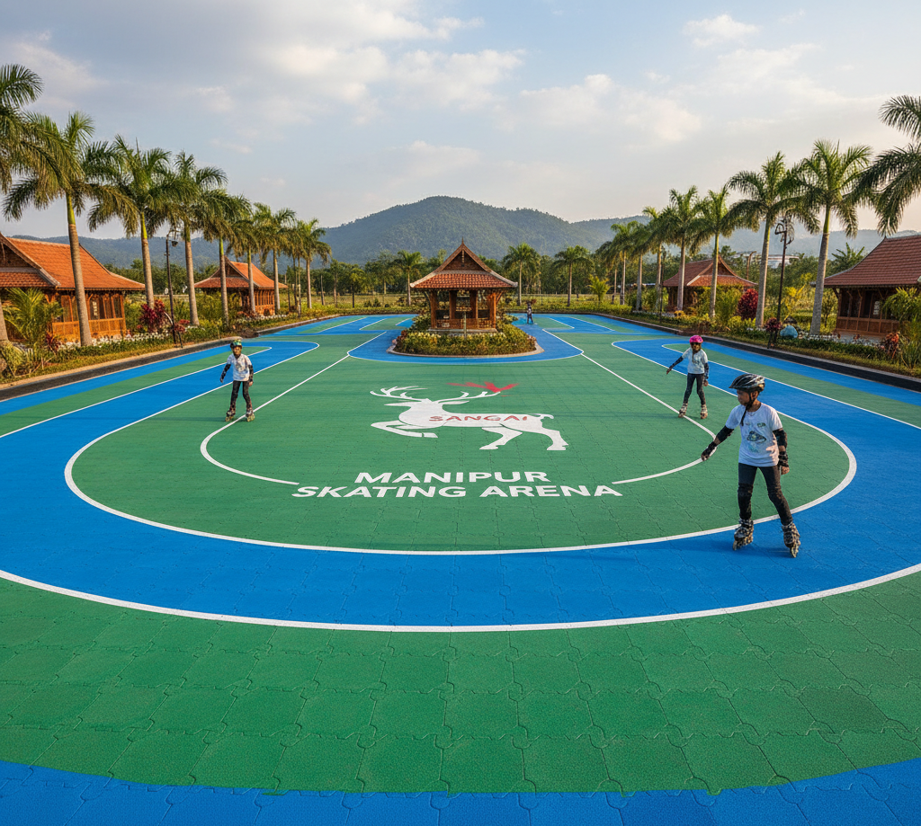 Skating Track Flooring in Manipur