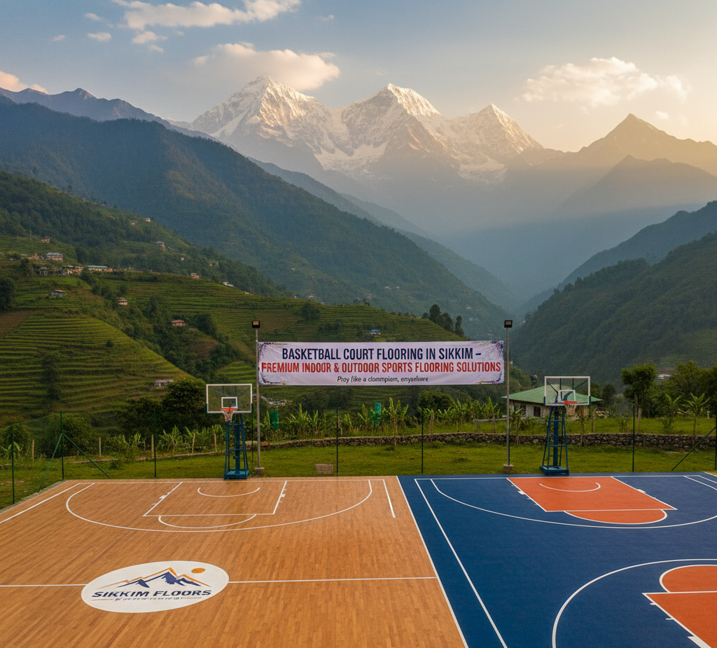 Basketball Court Flooring in Sikkim