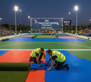 Fast Sports Court Installation 