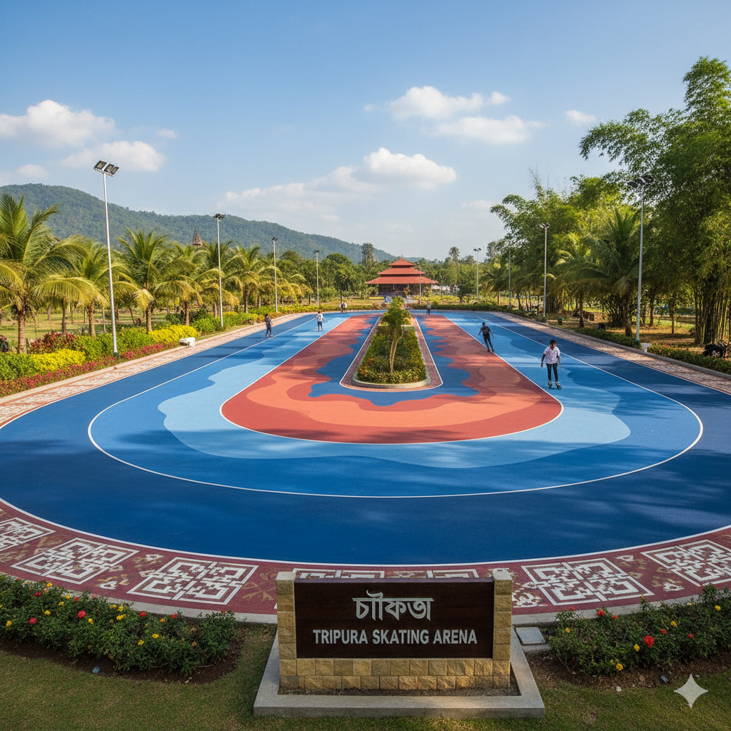 Skating Track Flooring in Tripura