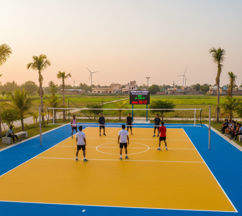Synthetic Volleyball Court Flooring in Haryana