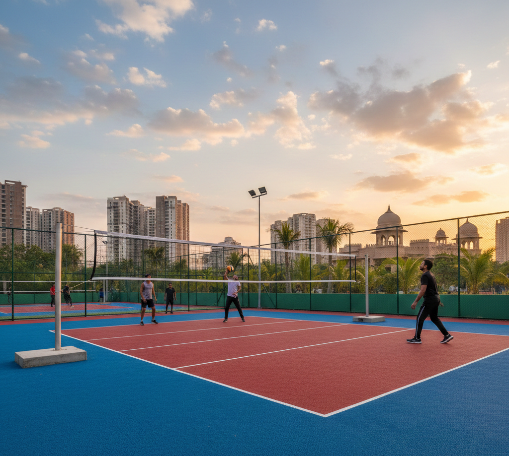 Synthetic Volleyball Court Flooring in New Delhi