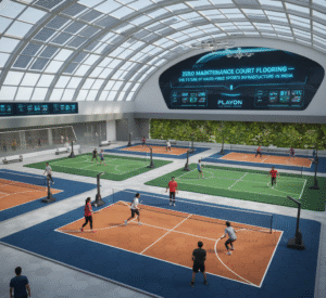 Zero Maintenance Court Flooring