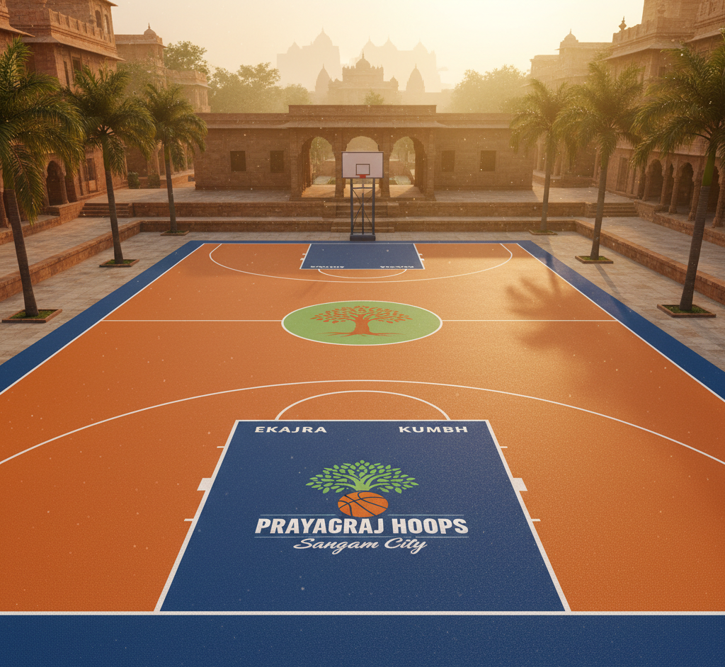 Basketball Court Flooring in Prayagraj
