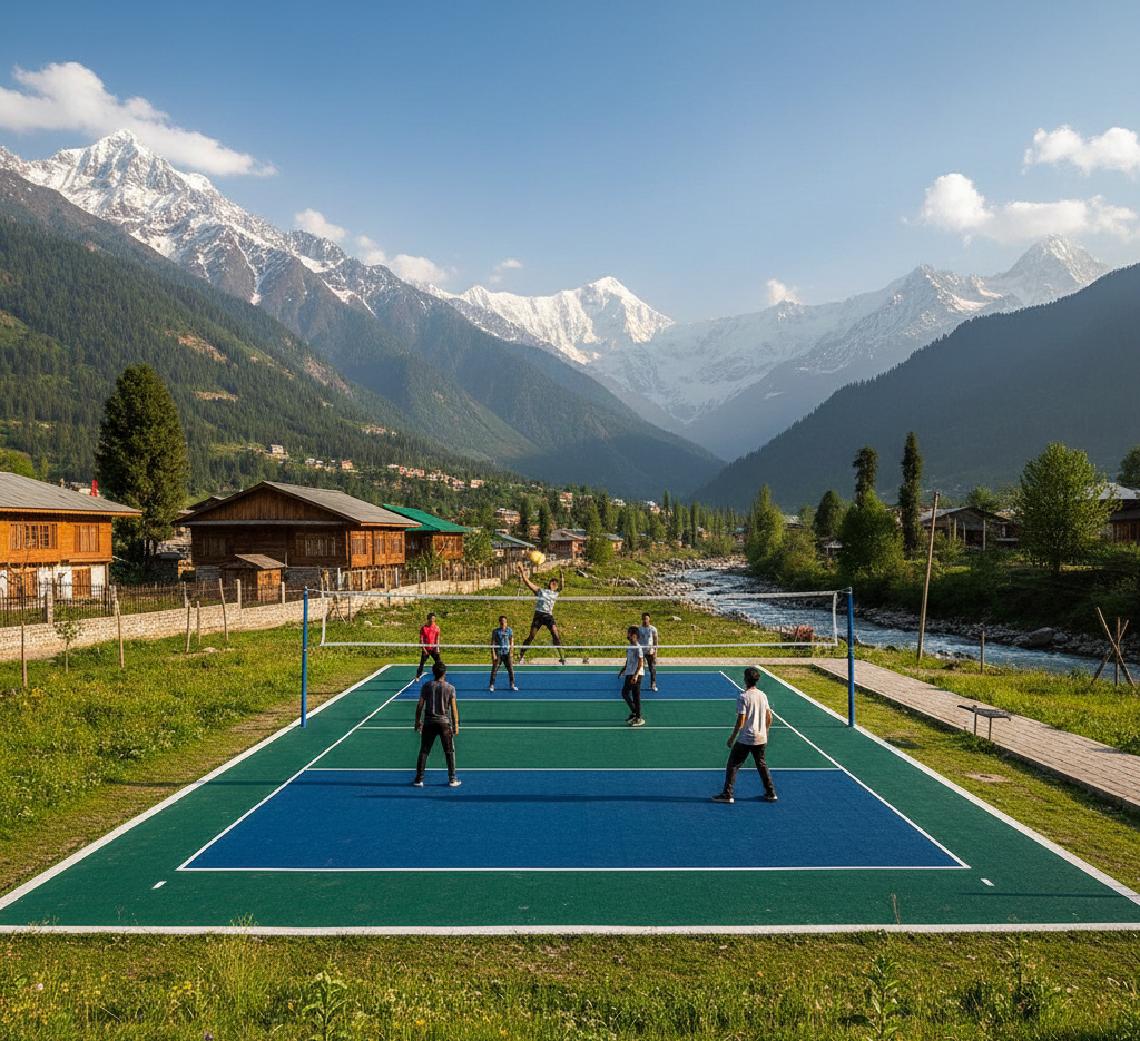 Synthetic Volleyball Court Flooring in Jammu & Kashmir