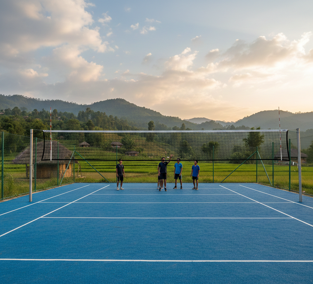Synthetic Volleyball Court Flooring in Nagaland