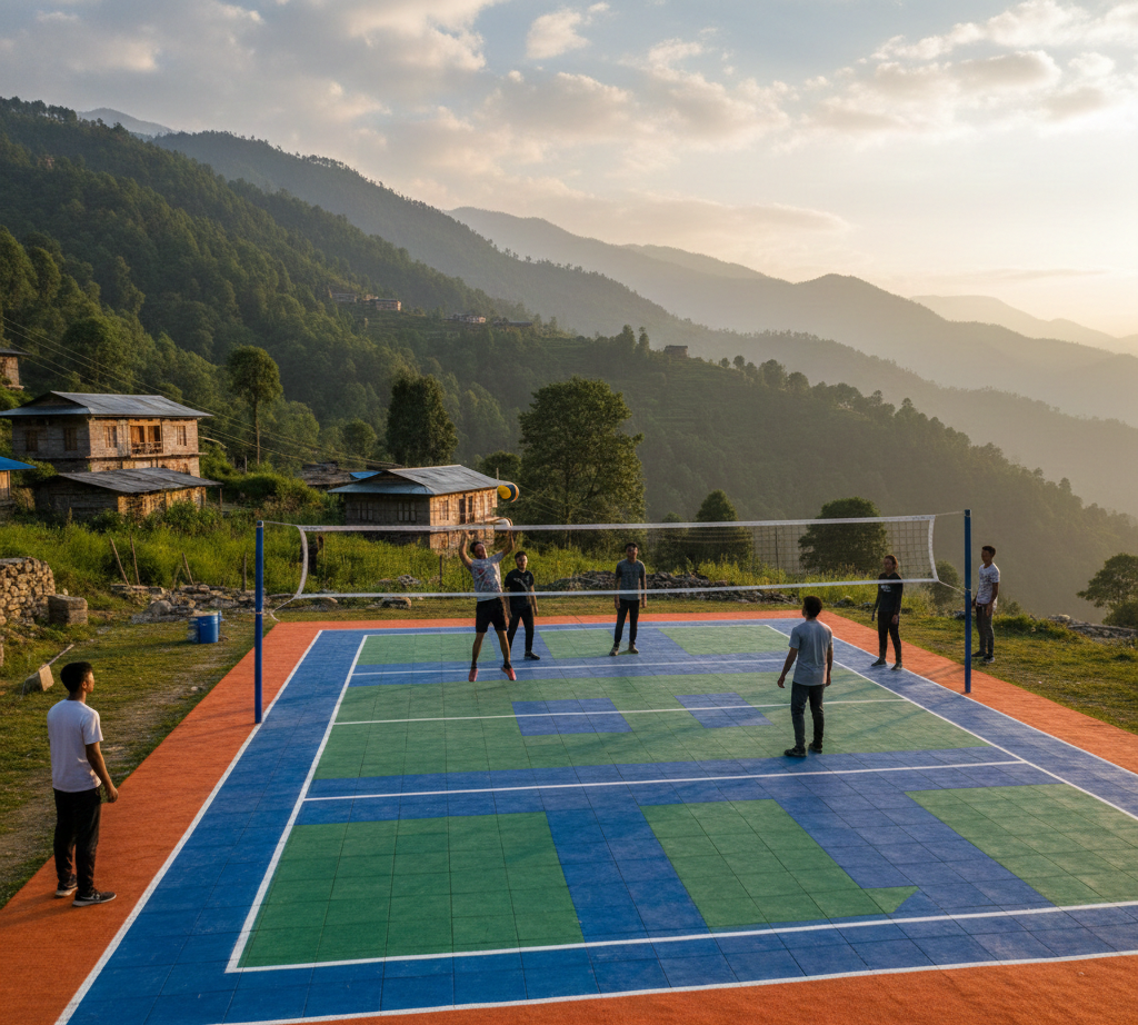 Synthetic Volleyball Court Flooring in Arunachal Pradesh