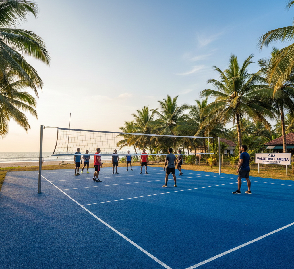 Synthetic Volleyball Court Flooring in Goa