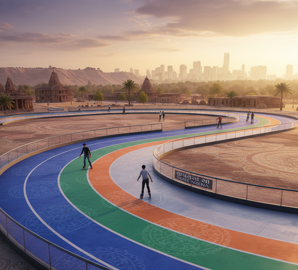 Skating Track Flooring in Gujarat