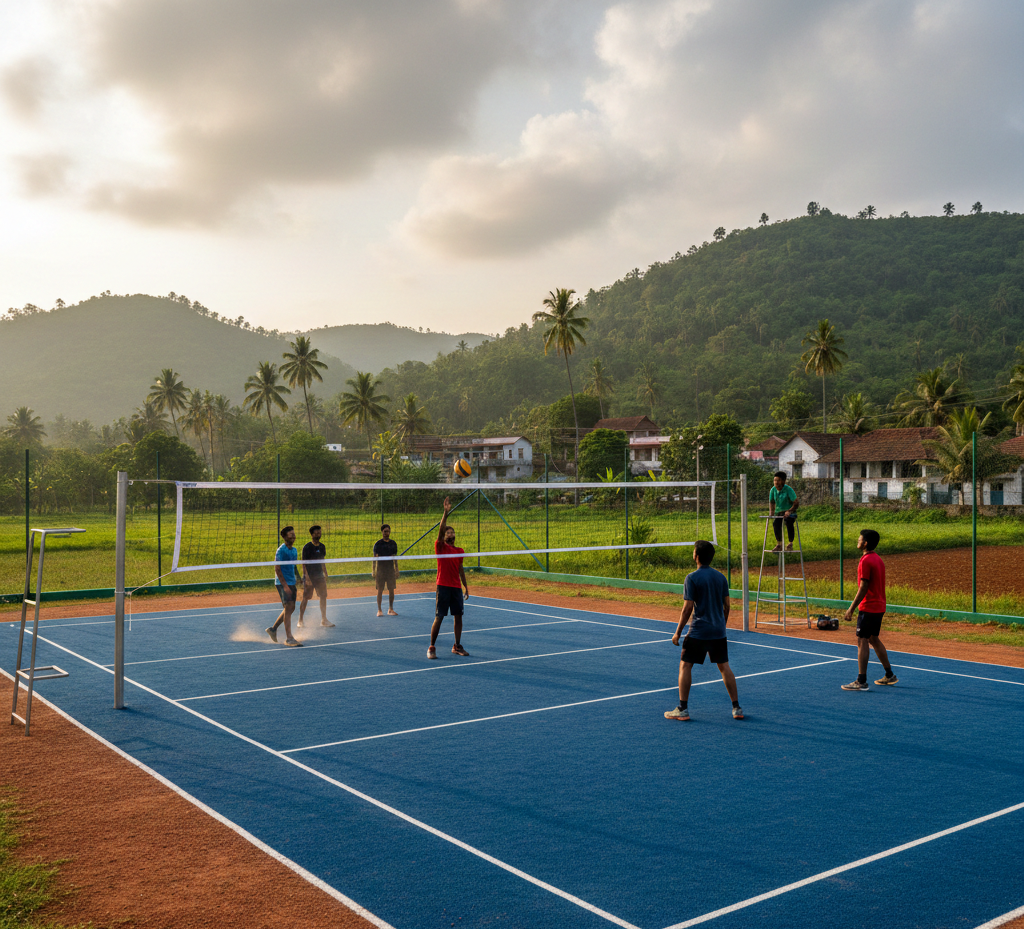 Synthetic Volleyball Court Flooring in Maharashtra