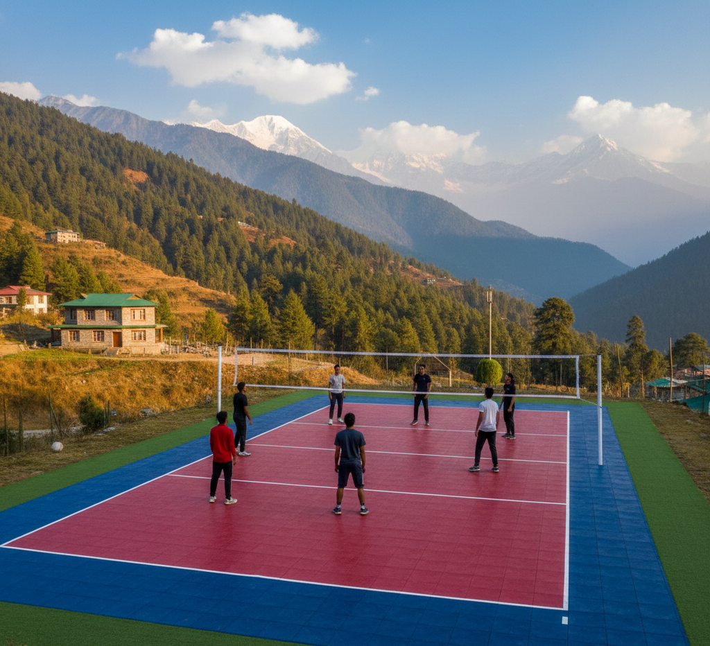 Synthetic Volleyball Court Flooring in Himachal Pradesh