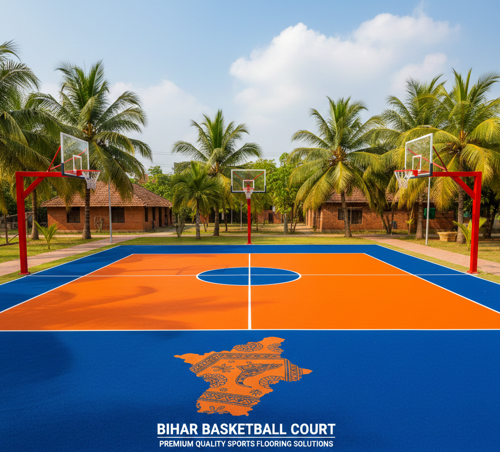 Basketball Court Flooring in Bihar