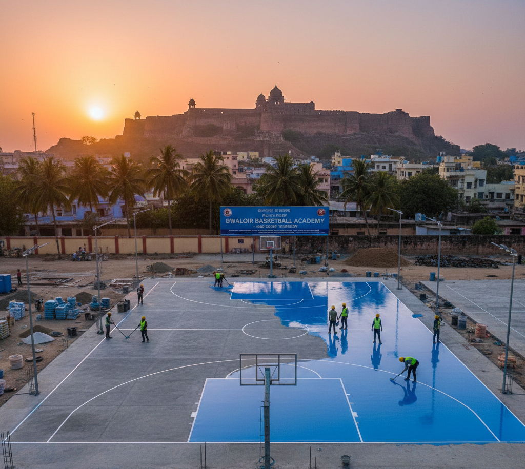 Basketball Court Construction in gwalior