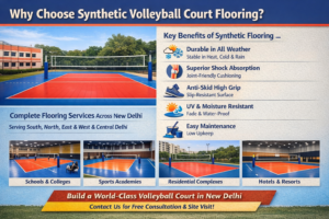 Why Choose Synthetic Volleyball Court Flooring?