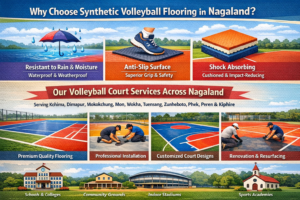 Why Choose Synthetic Volleyball Flooring in Nagaland?