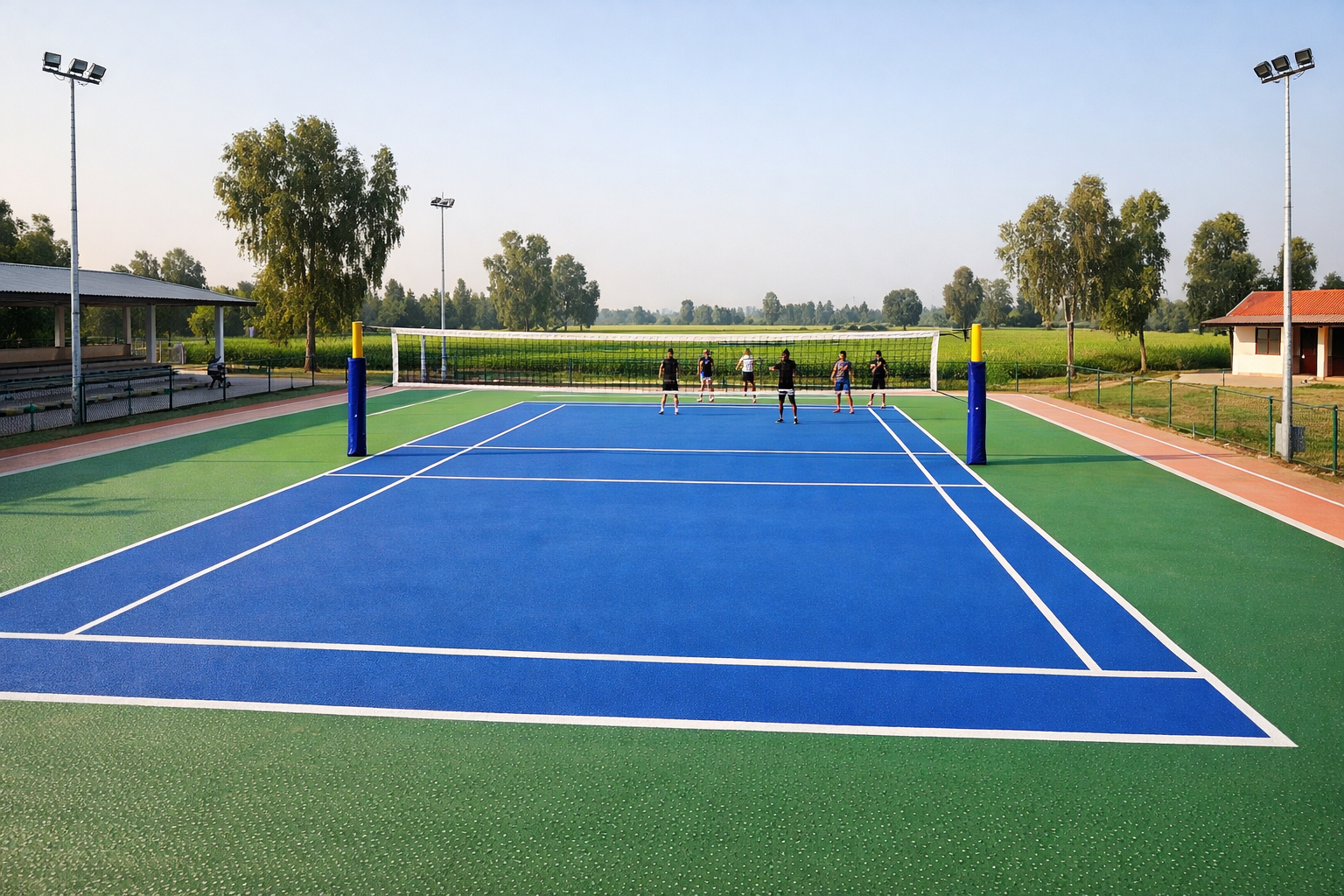 Synthetic Volleyball Court Flooring in Punjab