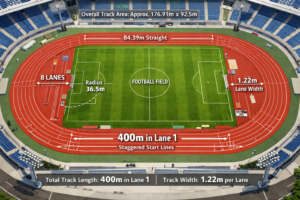 Key Dimensions of a Standard Running Track