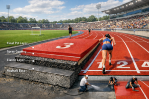 What is a Sandwich System Running Track?