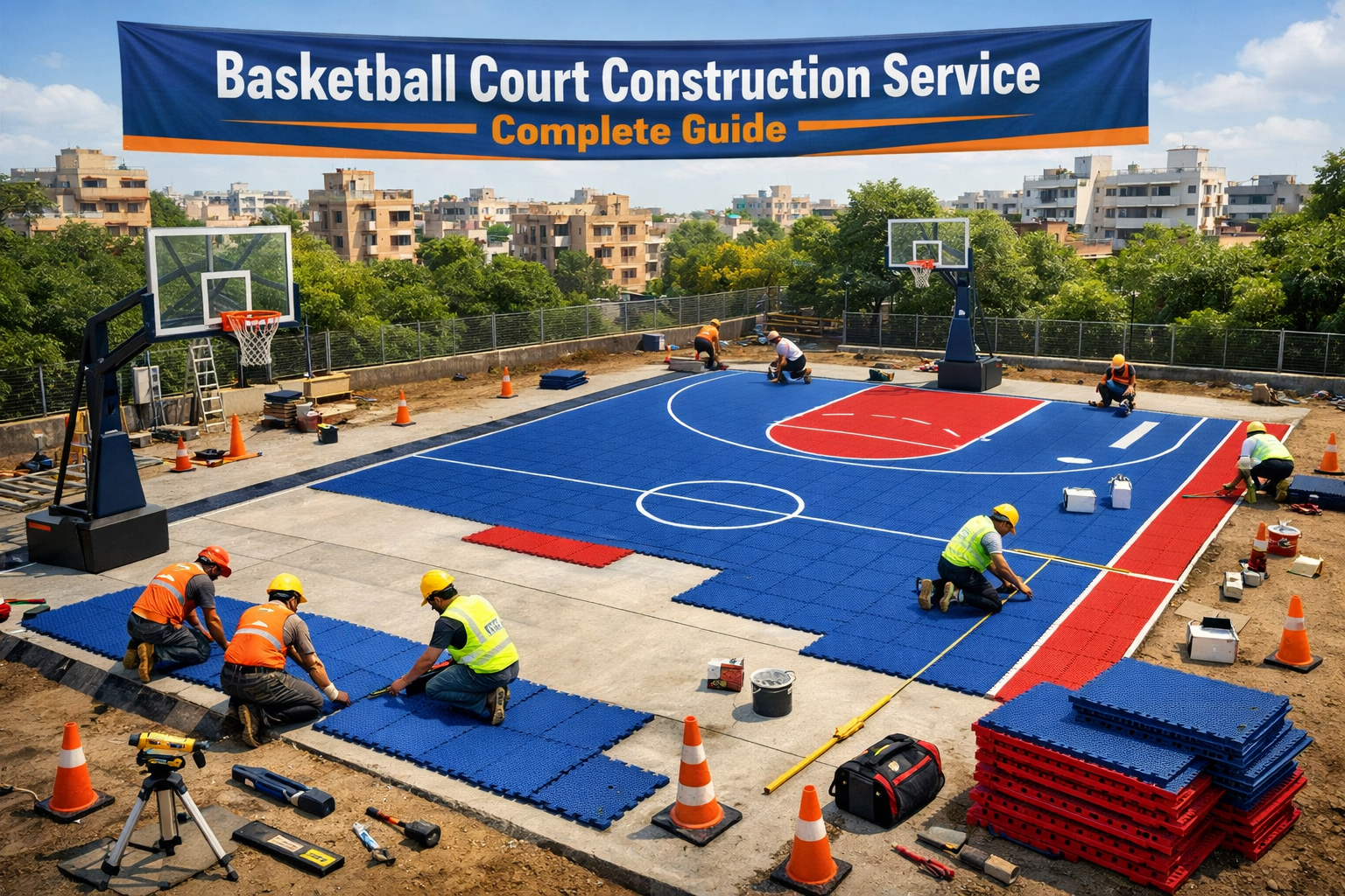 Basketball Court Construction Service in India