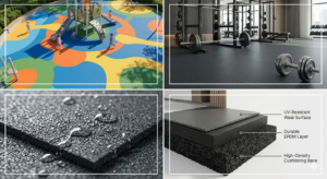 Key Features of EPDM Rubber Flooring manufacturer